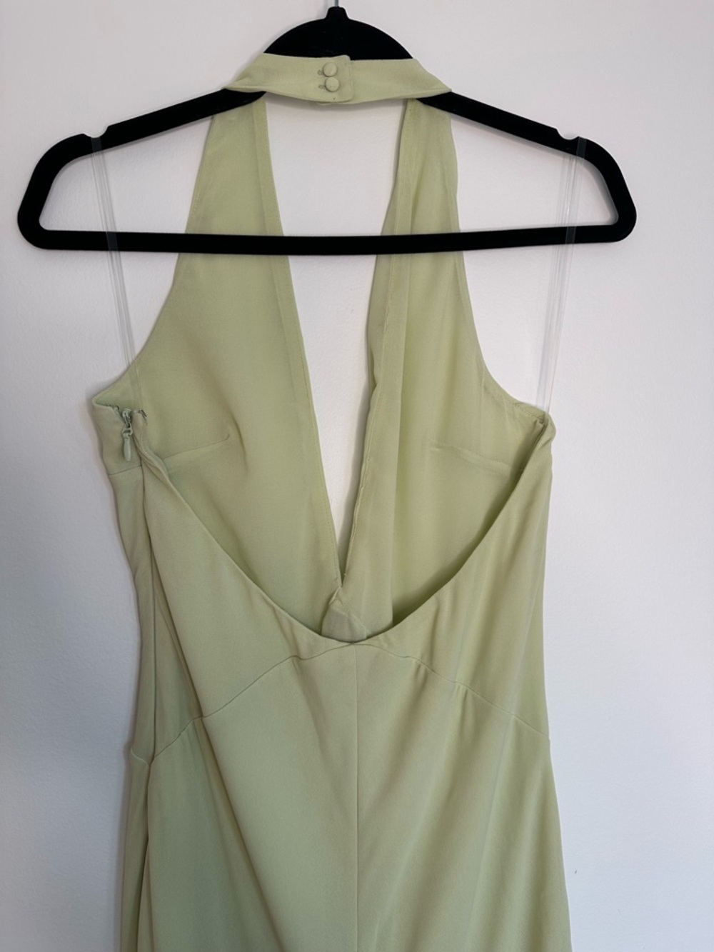 House of CB Pastel Green Backless Mermaid Gown - Picture 8 of 12